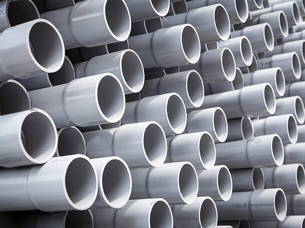 PVC pipe inventory in multiple diameters